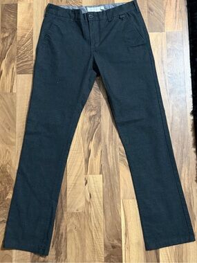 Eleven Paris Men's Black Slim Chinos